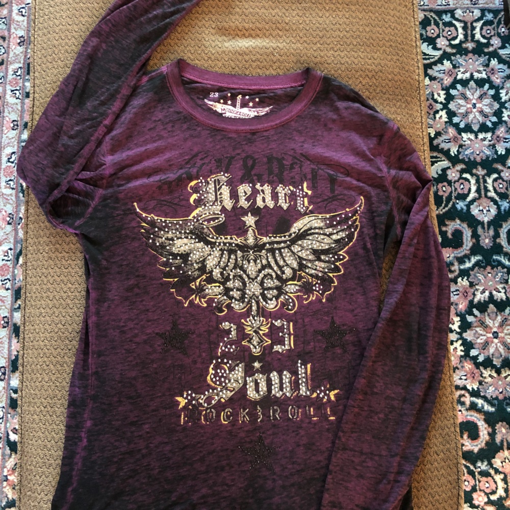 Fade-out RocknRoll Cowgirl shirt